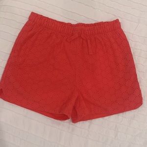 Cat and Jack Girls red shorts size xl